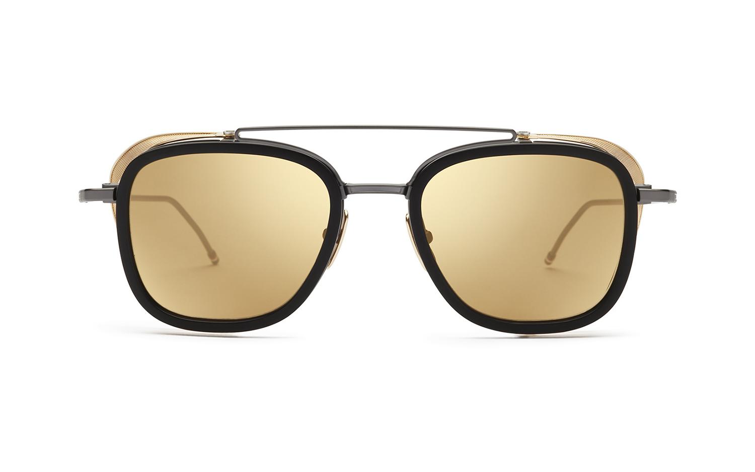 Tom Brown TB 808 Matte Black-Black Iron Gold | Dark Brown-Gold Flash