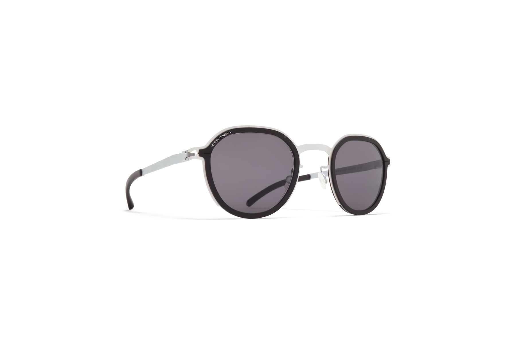 MYKITA RIMOWA MR001 AL1 White Silver/Silver Darkgrey Solid