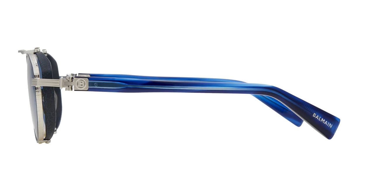 Balmain BRIGADE-IV Brushed Silver-Blue Swirl