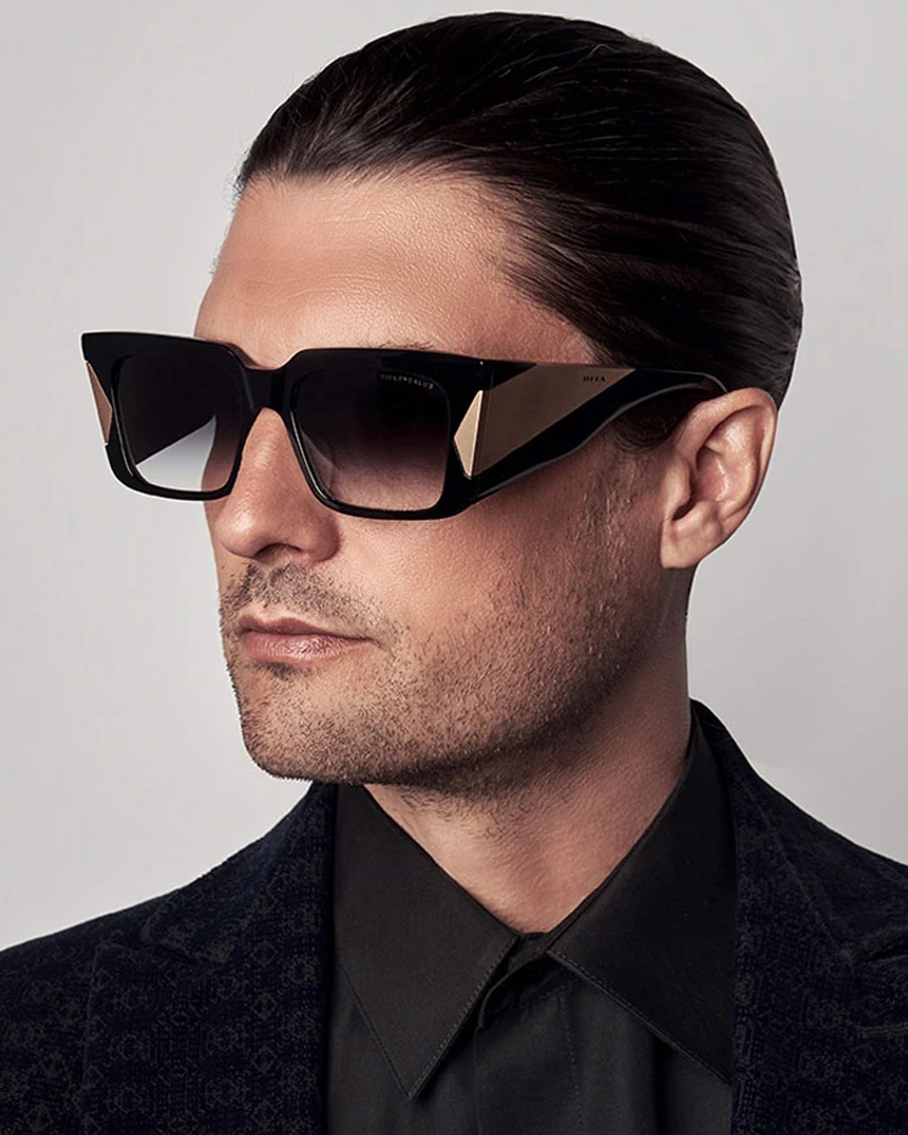 Dita DYDALUS Ink Swirl Brushed Black Iron