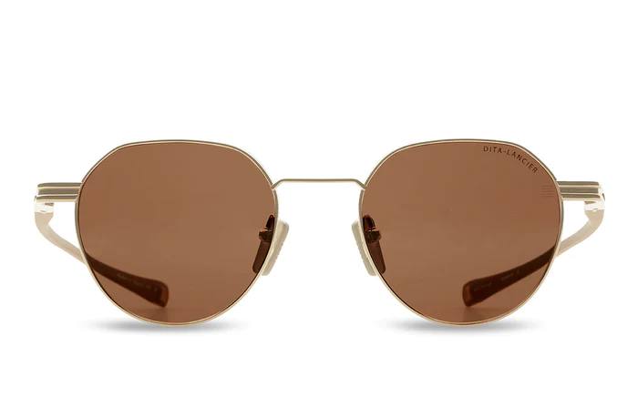 Dita LSA-420 Gold Sand Copperhead Brown w/ Clear Blue Light Filter