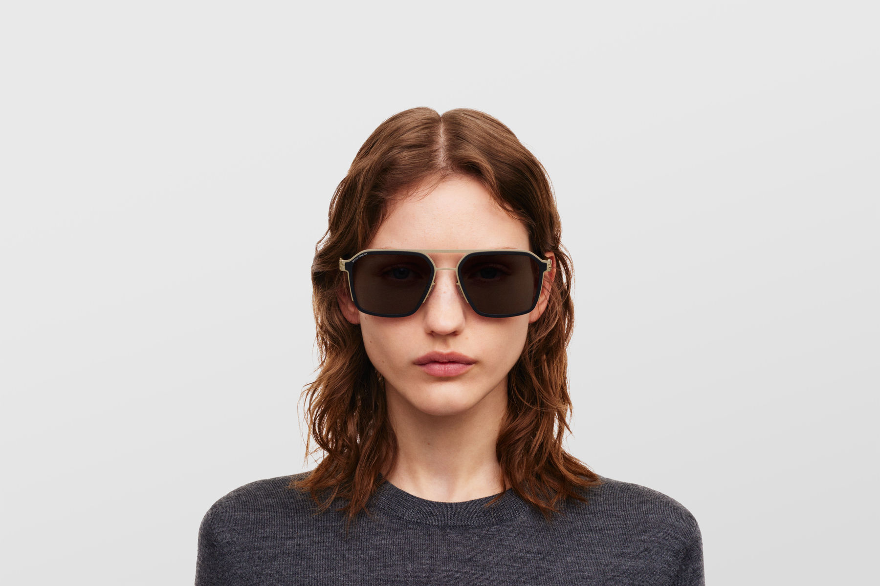 MYKITA RIMOWA MR003 AL3 Titan/Black Brown Solid
