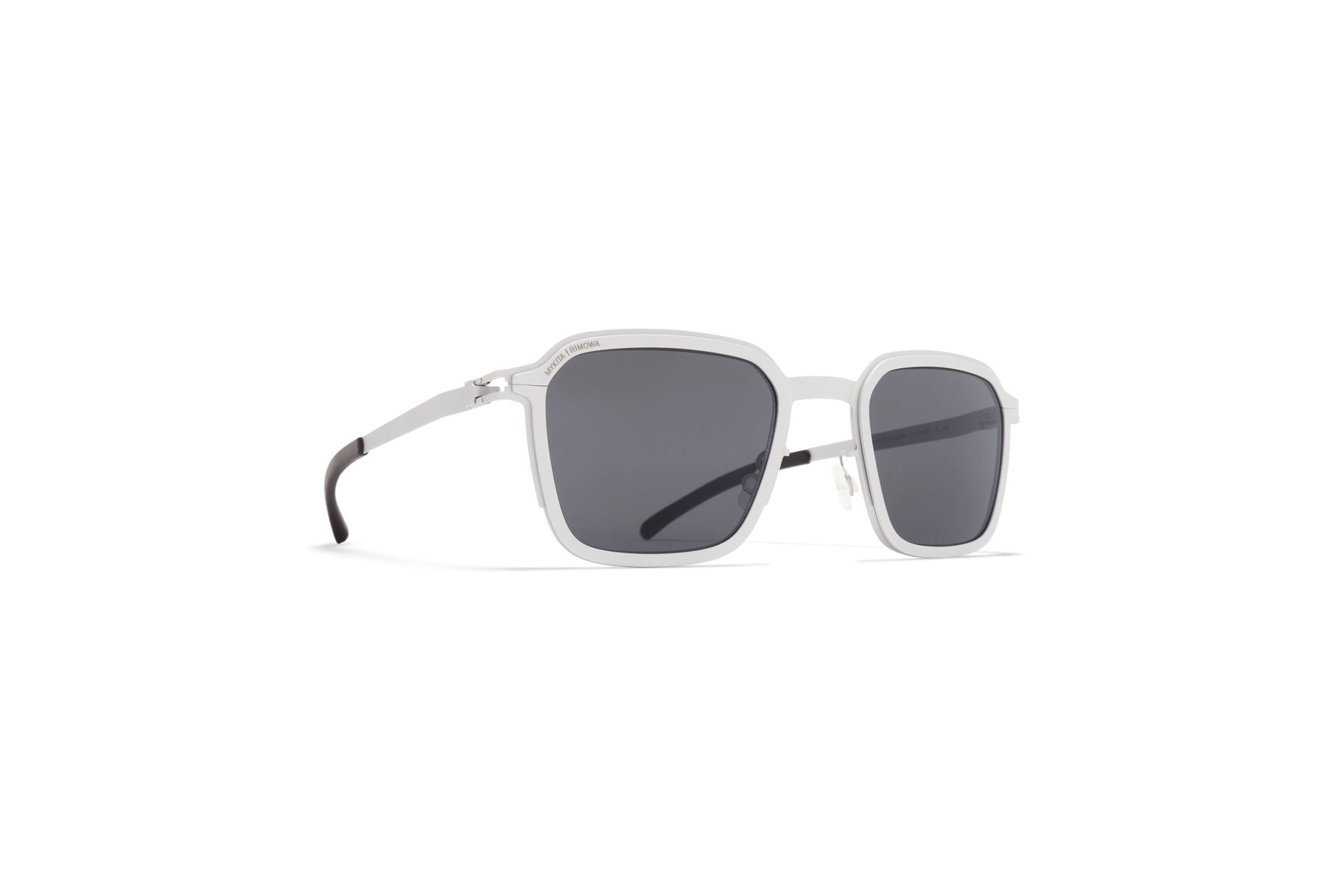 MYKITA RIMOWA MR002 AL2 White Silver/Silver Darkgrey Solid