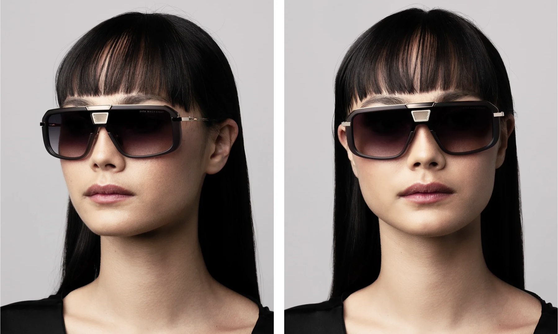 Dita Mach Eight Satin Crystal Grey