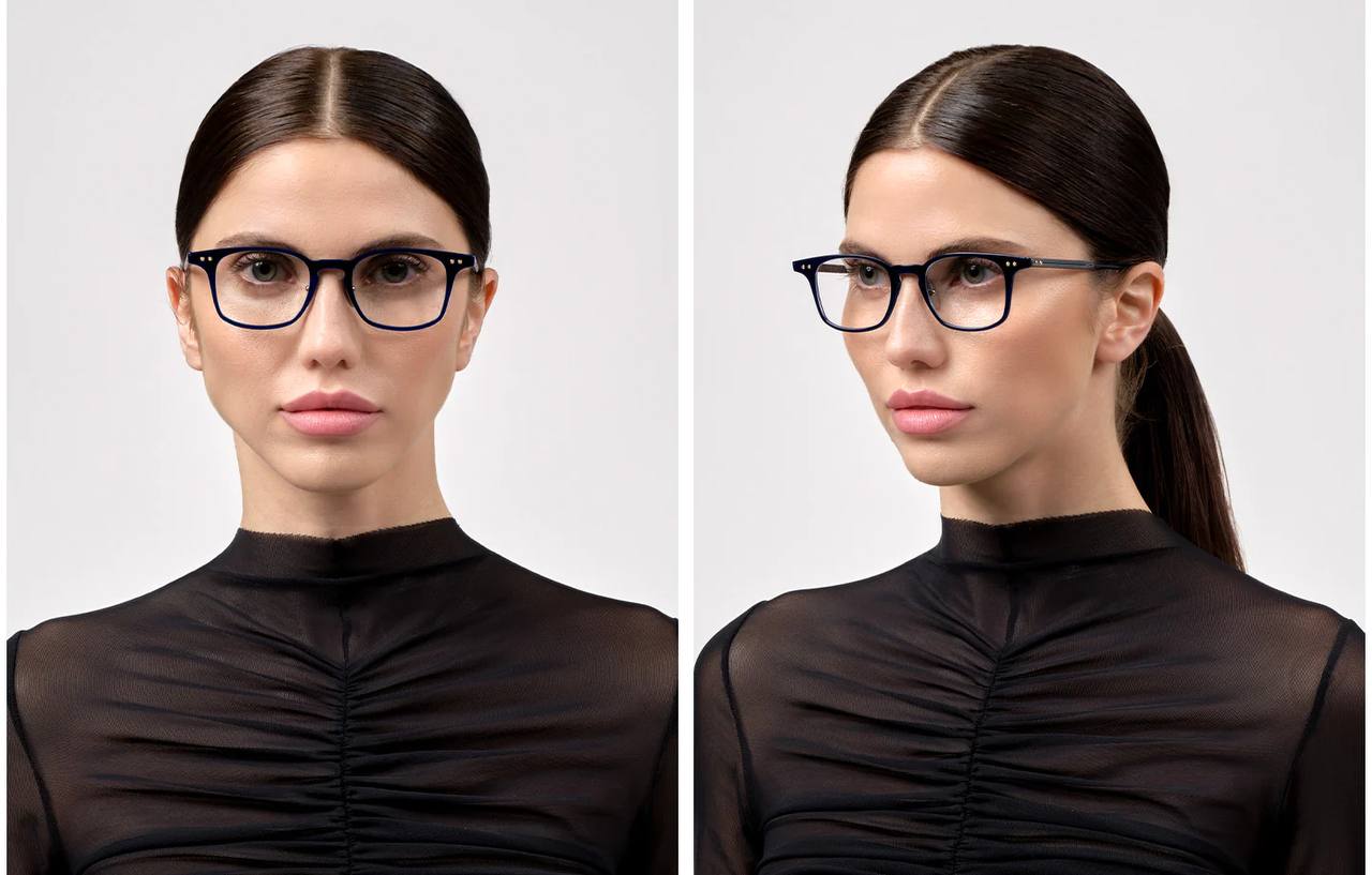 DITA BUCKEYE Navy-Antique 18K Gold