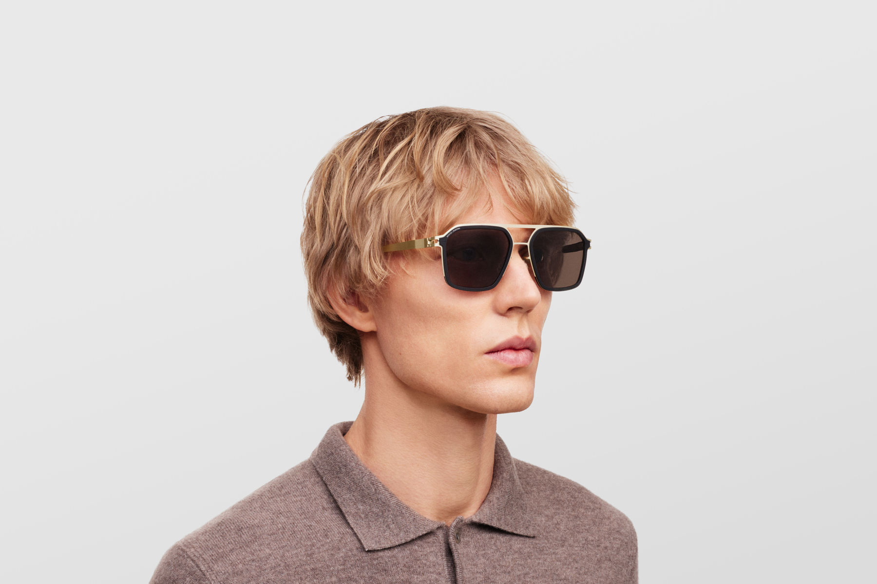 MYKITA RIMOWA MR003 AL3 Titan/Black Brown Solid