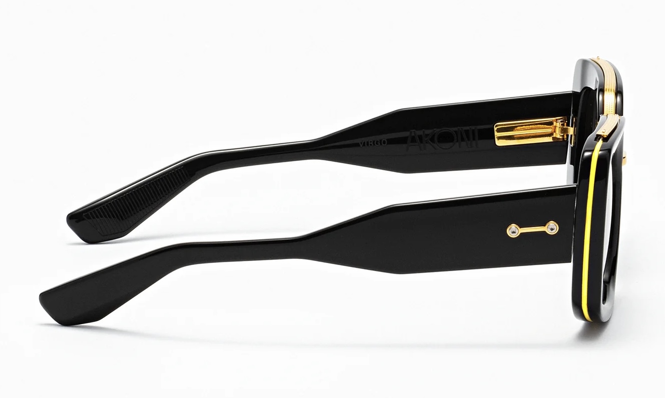 Akoni Virgo Black Yellow Gold