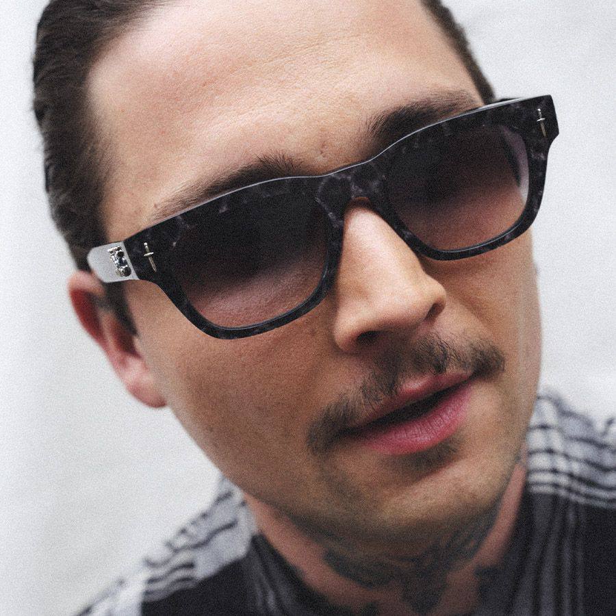 Cutler and Gross GFSN-003-53-T5 LEOPARD ON BLACK