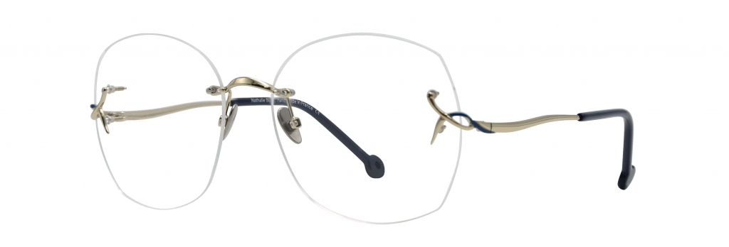 Nathalie Blanc Catherine White Gold/Navy Blue 298