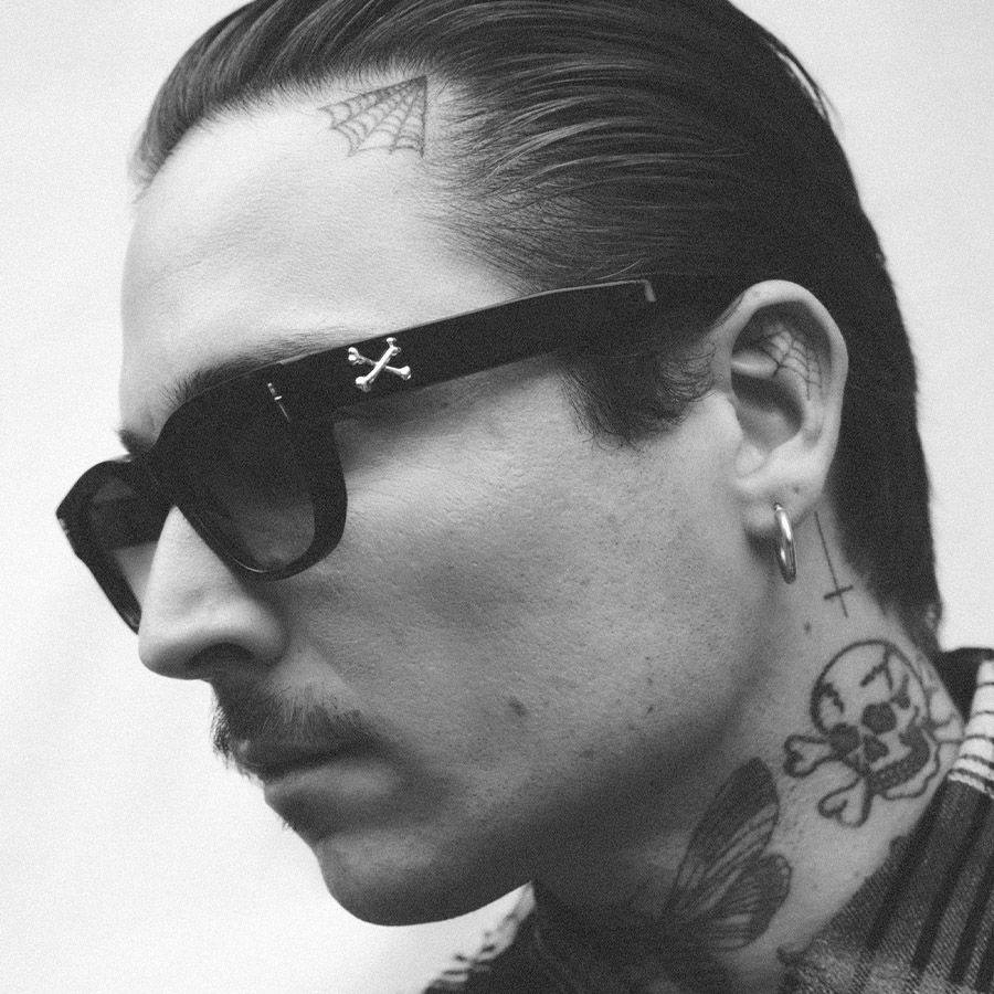 Cutler and Gross GFSN-003-53-T5 LEOPARD ON BLACK