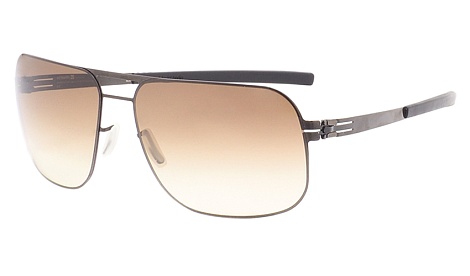 Солнцезащитные очки Ic! Berlin F-10 Wannsee Gun Metal Brown Sand