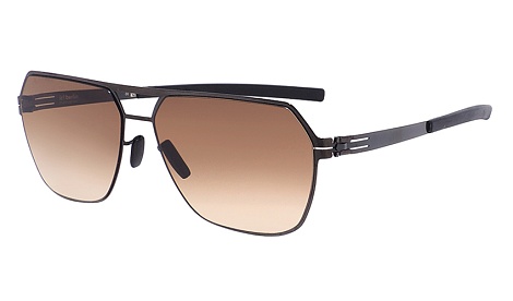 Солнцезащитные очки Ic-berlin IB Boris N:GunMetal Black BrownSand Flex