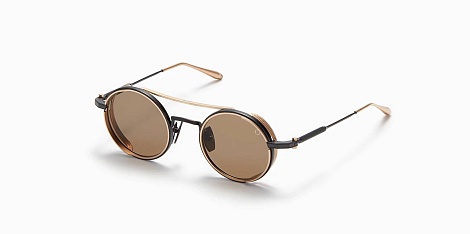 Солнцезащитные очки Akoni Eris Brushed Black - Matte White Gold