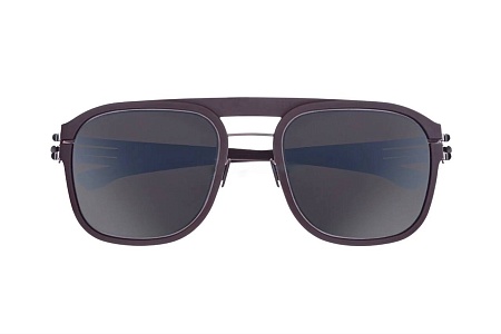 Солнцезащитные очки Ic-berlin IB Bigspin Graphite-Burgundy Black Mirrored
