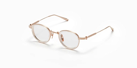 Оправы Akoni Agile Brushed White Gold - Crystal Clear